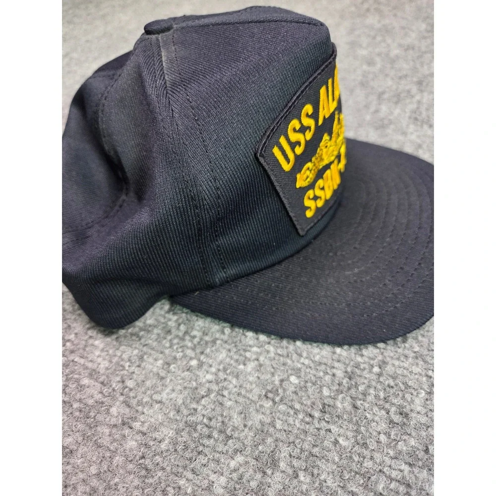 Vintage Northstar USS Alabama SSBN-731 Hat Mens OSFA Navy Blue Snapback USA Made
